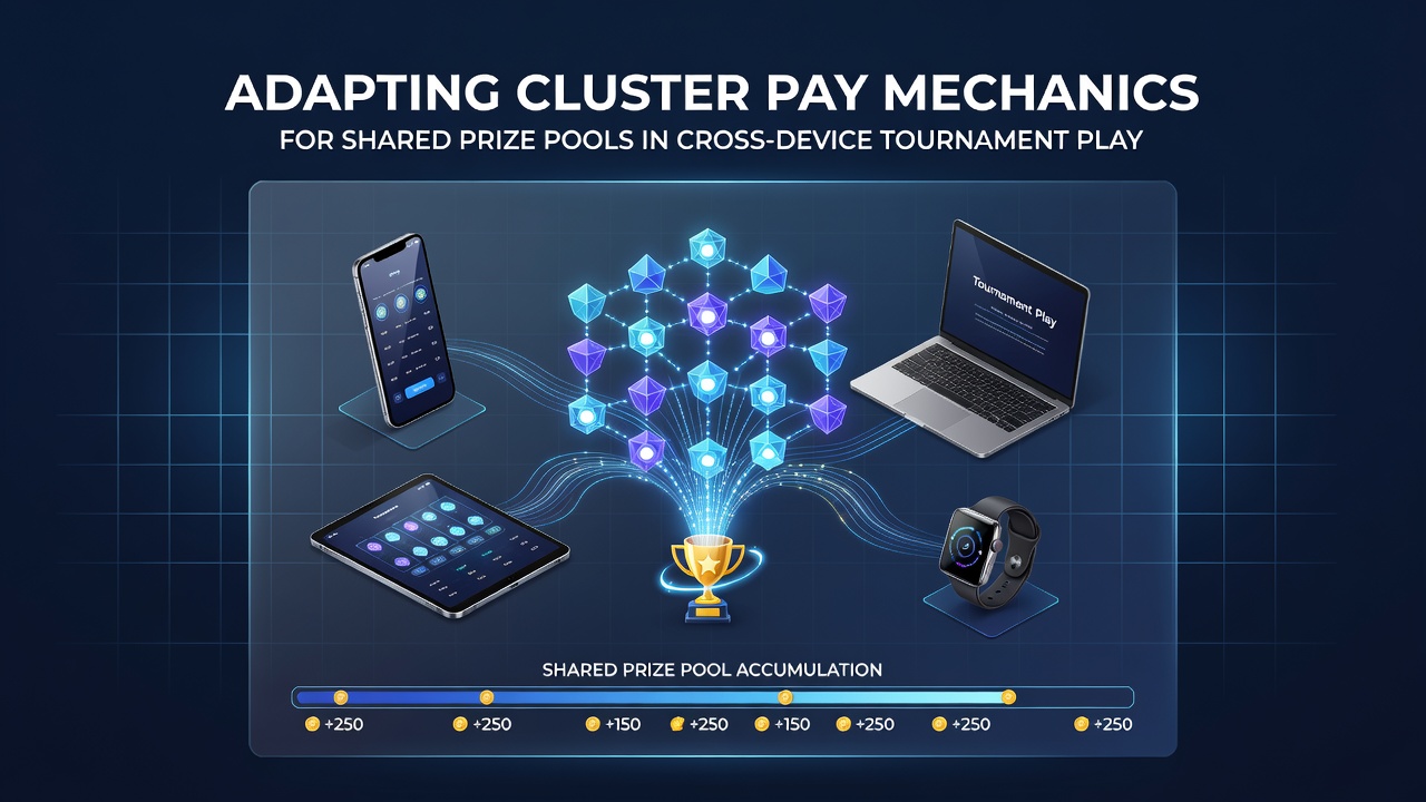 Slot providers adapting cluster pay mechanics for shared prize pools in cross-device tournament play